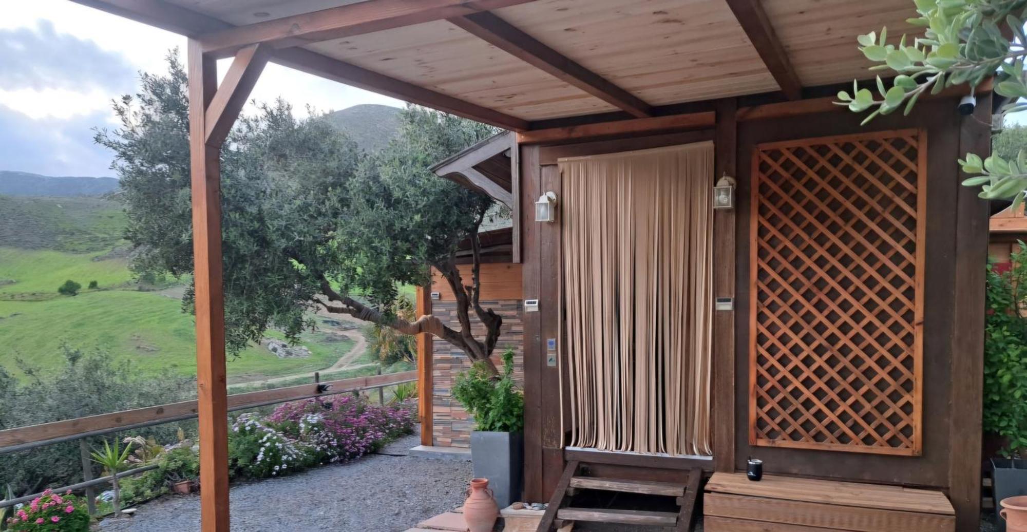 Pensjonat Wooden House At The Mountain-Private Paránimfoi Zewnętrze zdjęcie
